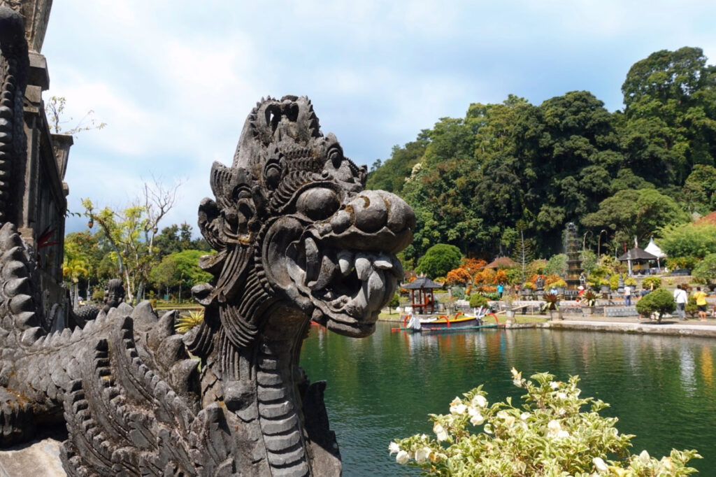 Tirta Ganga ponds and gardens Bali
